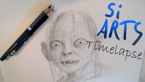 Smeagol/Gollum Portrait (Lord of the Rings Timelapse)