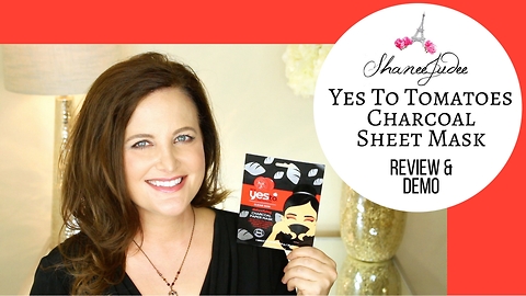 Yes To Tomatoes Charcoal Paper Mask | Review & demo | ShaneeJudee