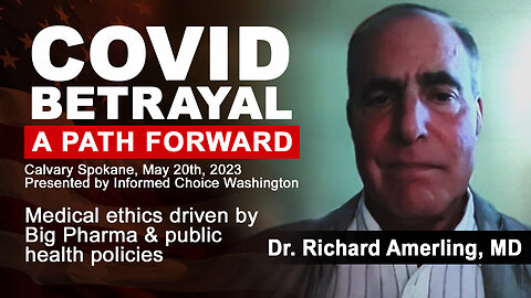 Dr. Richard Amerling speaks at the COVID Betrayal event in Spokane