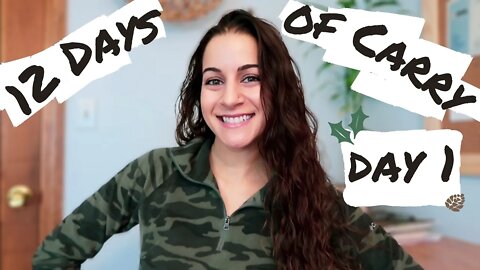 12 DAYS OF CARRY 2020: Day 1 // How I conceal and carry my gun, and a GIVEAWAY!