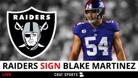LIVE: Raiders sign LB Blake Martinez