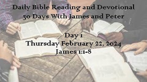 Daily Bible Reading and Devotional: 30 days of James and Peter