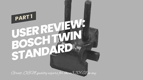 User Review: Bosch Twin Standard 3397012455 Original Equipment Replacement Wiper Blade - 25" (P...
