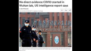 UNITED STATES ADMITS COVID DID NOT COME FROM THE WUHAN LAB