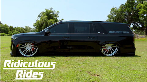 $100K Escalade Becomes One-Of-A-Kind Slammer | RIDICULOUS RIDES