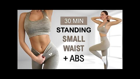 30 Min BRA BULGE + BACK FAT Workout  All Standing - No Jumping, No Repeat,  No Equipment 