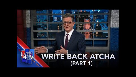 Stephen Colbert Recaps A Crazy Summer, Part 1_ Trump’s Mugshot, Cocaine in The White House