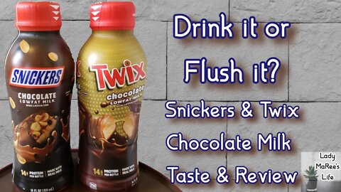 Drink it or Flush It?: Snickers & Twix Chocolate Milk Taste and Review