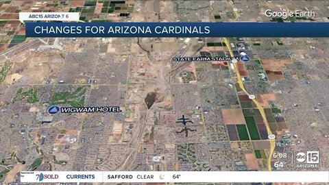 Arizona Cardinals cut ties with Glendale hotel for training camp headquarters