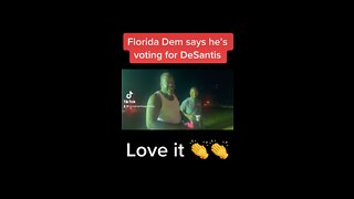 Florida Dem says he’s voting for DeSantis