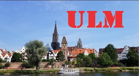 Walking in Ulm, Germany.