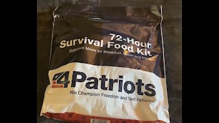 Unboxing: 4Patriots Emergency Food