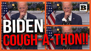 Biden Cough-a-Thon! 81-Year-Old Picture of Health Hacks and Gasps His Way Through Speech
