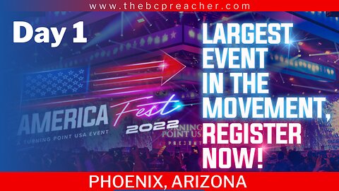 Turning Point USA in Phoenix, Arizona | Day 1 #AMFEST2022 #video