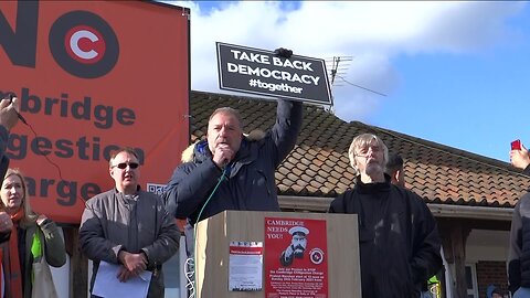 Cambridge Congestion Charge Protest 26th February 2023: Part 9 - Alan Miller and Kieron Johnson