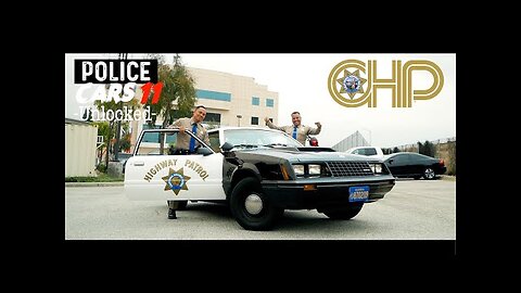 POLICE CARS California Highway Patrol 1982 Ford Mustang SSP (the Porsche Chaser)