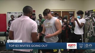 ESPN Top 63 invites being sent out to athletes
