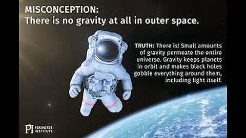 The misconception of Gravity in Space