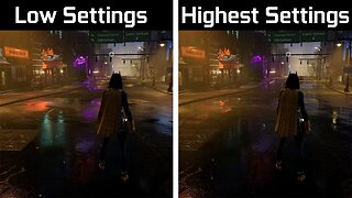 Gotham Knights - Low Settings vs Highest Settings - Graphics & FPS Comparison | Game Play Zone