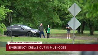 Emergency crews work overnight on rescues in Muskogee