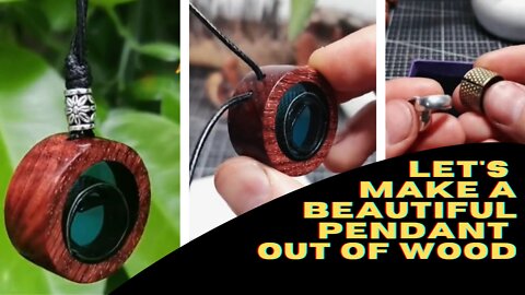 Let's make a beautiful pendant out of wood|pendant|#woodcarving|woodworking7900 |#shorts