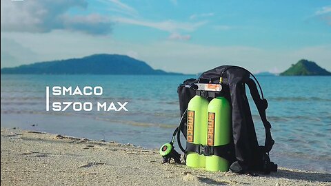 Smaco S700MAX 2 in 1 Backpack BCD scuba tank for underwater