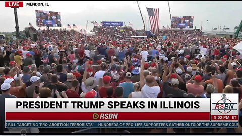 President Trumps Full Speech at The Save America Rally in Mendon, IL 6/25/22