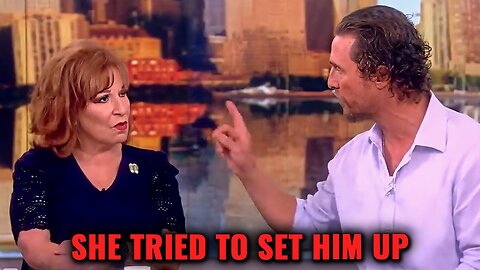 Matthew McConaughey SHUTS UP Joey Behar After She Asked This One Question