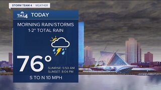 Southeast Wisconsin weather: Morning downpours Monday, then a dry afternoon