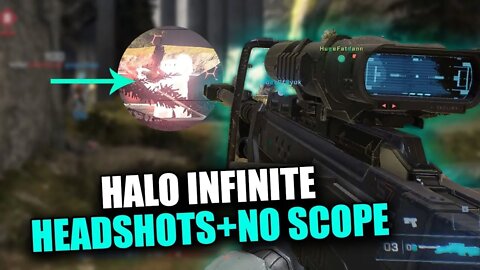 Halo Infinite: Noob doing No Scopes + Ninja + Shotti Kills! [Tribute]