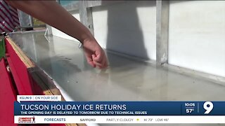 Tucson Holiday Ice outdoor rink melted, opening day delayed to Sunday