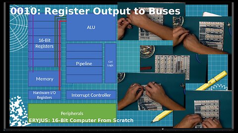 0010: Register Bus Output Integration | 16-Bit Computer From Scratch