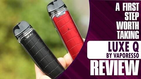 Is this the best first step for new vapors? Vaporesso Luxe Q Review