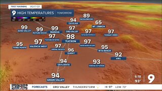 A few strong thunderstorms possible through the weekend