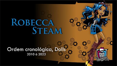 Monster High / Robecca Steam / Chronological order, dolls from 2010 to 2023