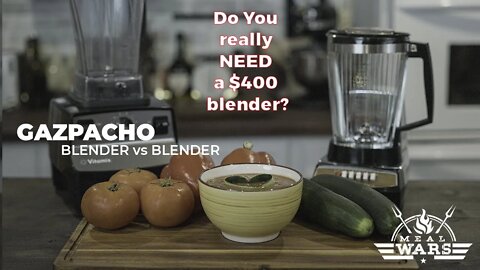 Can this old blender from Goodwill beat a Vitamix at Gazpacho?