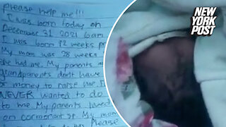Baby found abandoned in Alaska with heartbreaking note from mother