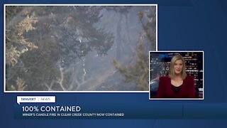 Miner's Candle Fire in Clear Creek County now 100% contained