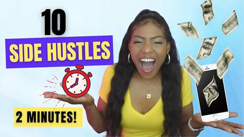 10 Side Hustles In 2 minutes! Online Jobs From Home | Nikki Connected