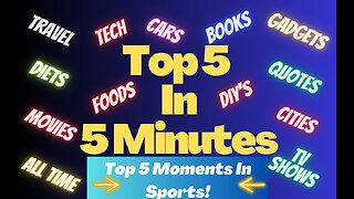Top 5 Sports Moments In History