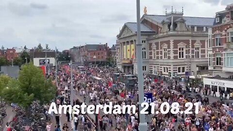Amsterdam freedom rally