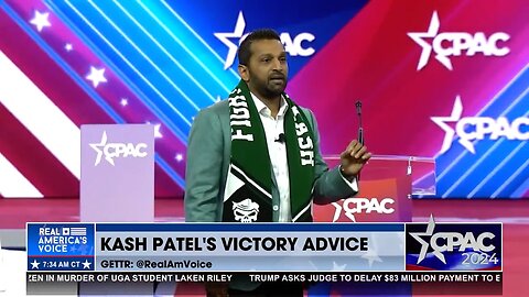 Kash Patel’s Victory Advice