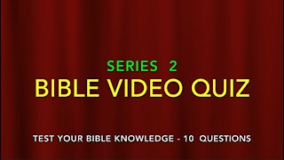 BIBLE VIDEO QUIZ GAME {Series 2} Challenge Your Friends or Small Group