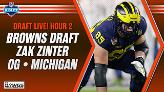 NFL Draft Day 2 Coverage: Hour Four - Browns Draft Zak Zinter