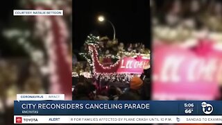 Encinitas to reconsider cancelation of holiday parade