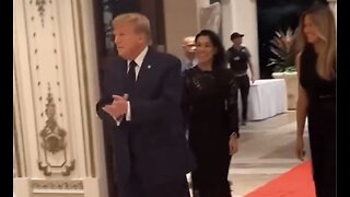 President Trump and Melania entered Mar-a-Lago with Vivek and his wife last night.