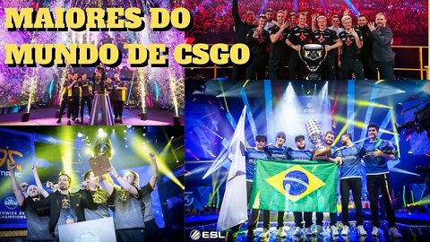 TODOS os momentos de VITÓRIAS Dos MAJORS DE CSGO desde 2013 a 2022