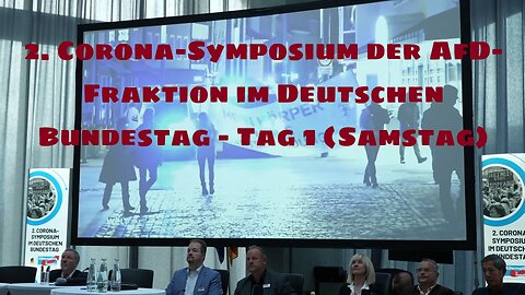 2. Corona-Symposium der AfD-Fraktion im Deutschen Bundestag - Tag 1 (Samstag)