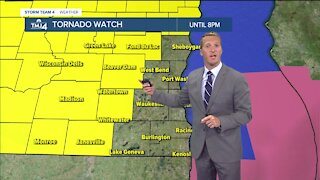 Tornado watch issued for some SE Wisconsin counties until 8 p.m.