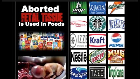 Food corporations use tissue from abort€d babies to manufacture flavor additives in processed foods